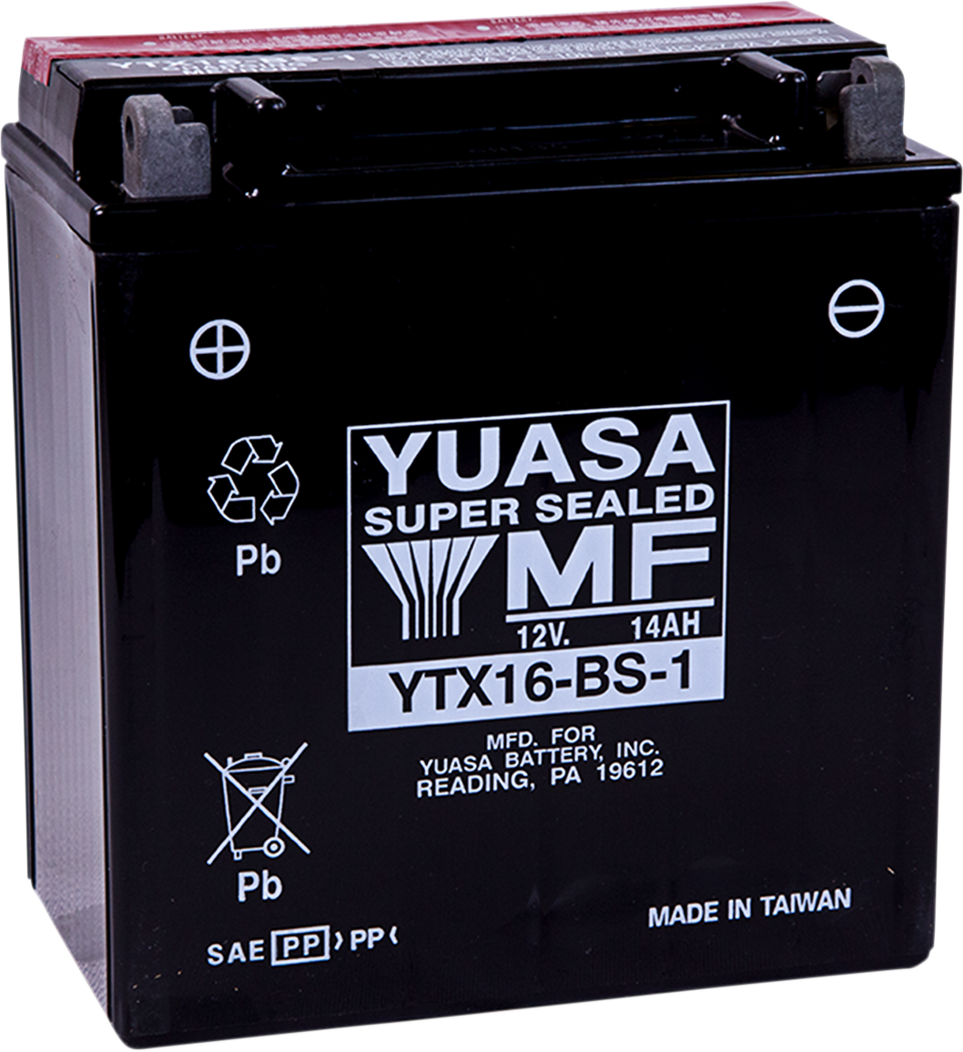 Yuasa YTX16-BS-1 AGM Battery