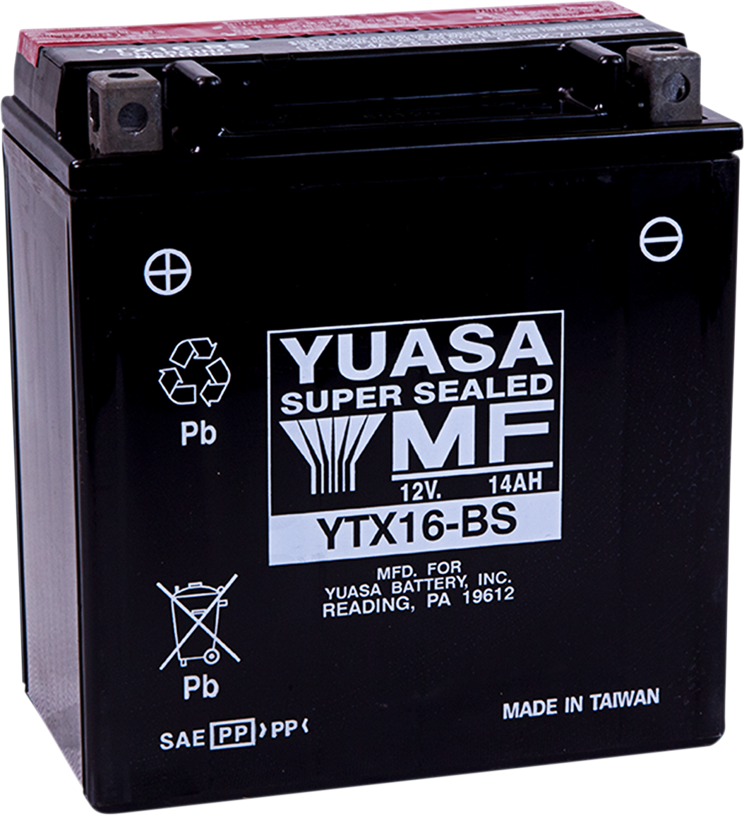 Yuasa YTX16-BS AGM Battery