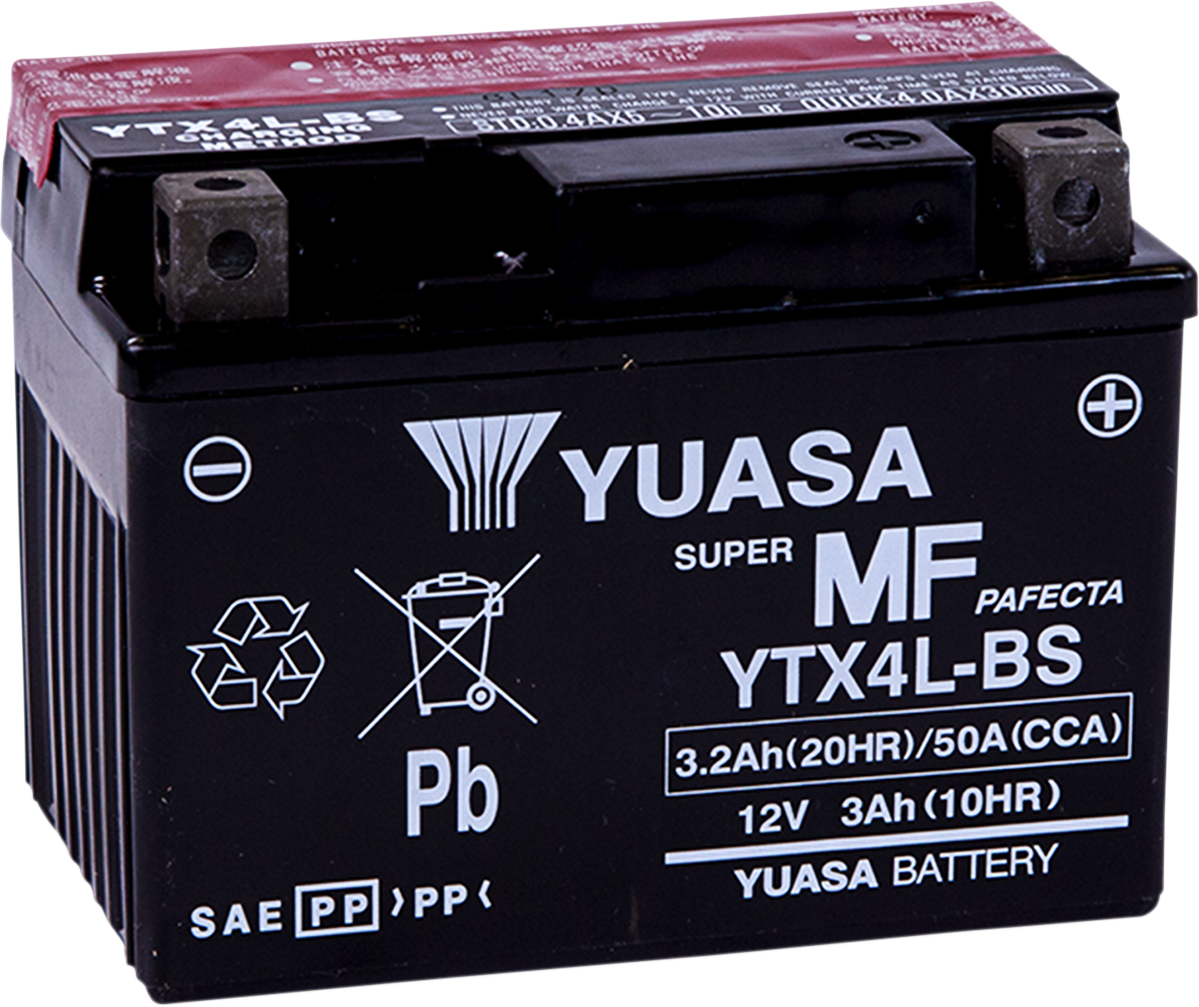 Yuasa YTX4L-BS AGM Battery