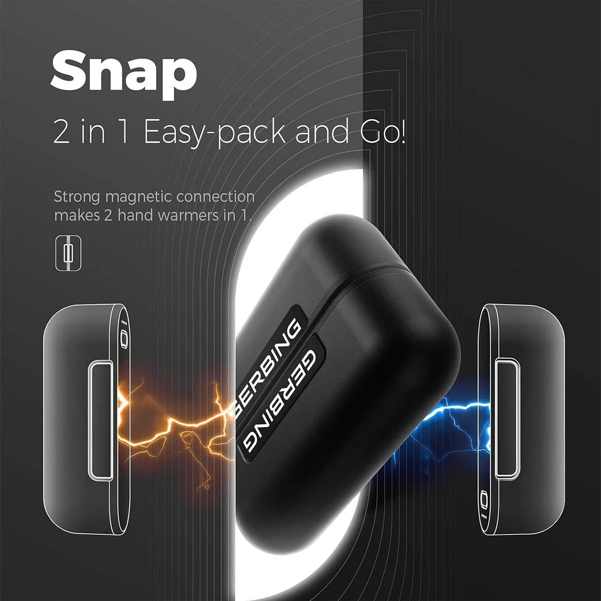 Gerbing 5V Dual Magnetic Electric Heated Hand Warmer