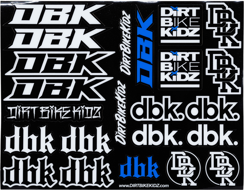 DBK Moto Pack Sticker Sheet