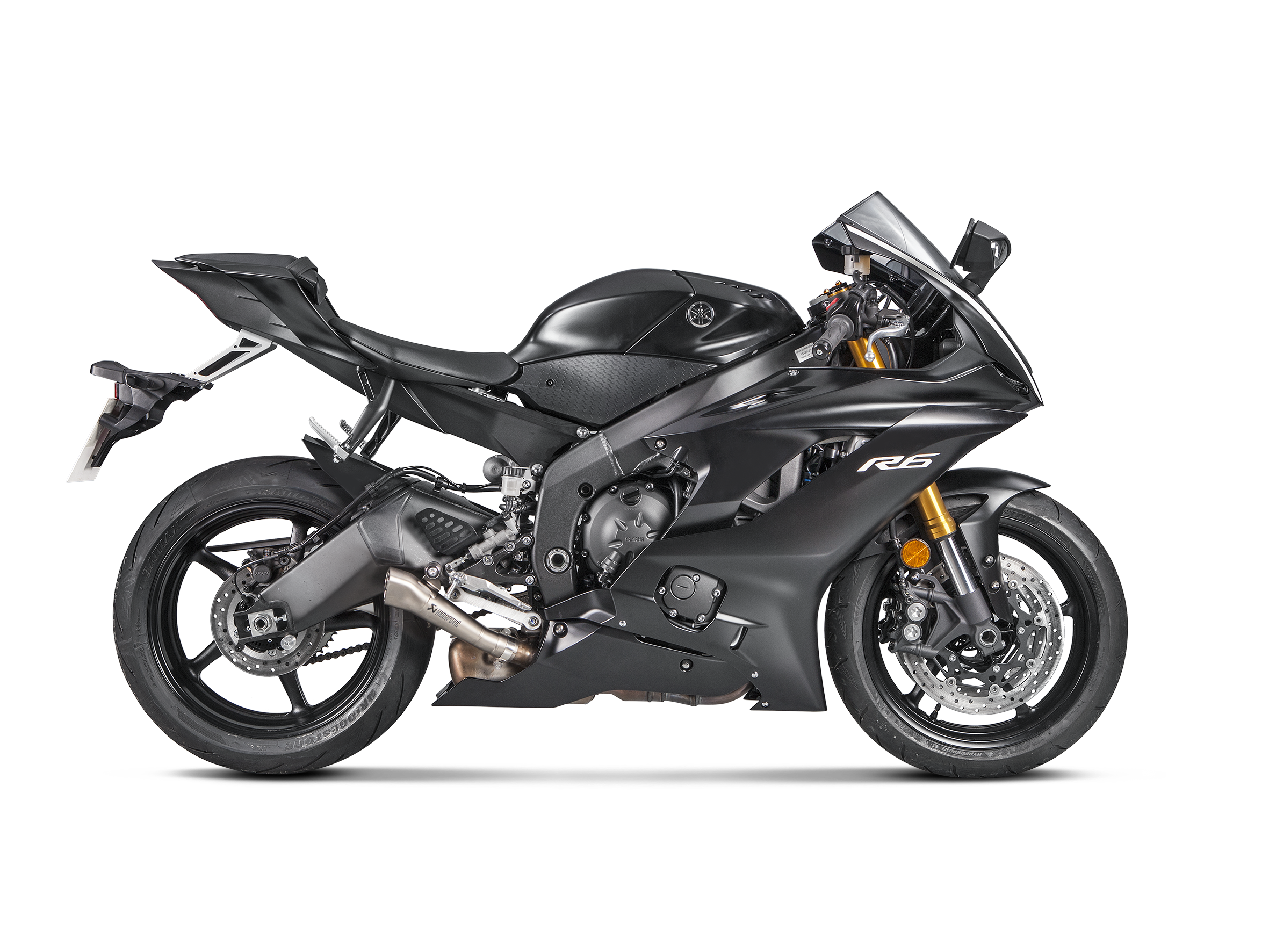 Akrapovic Megaphone Slip-On Exhaust Yamaha R6 2006-2020