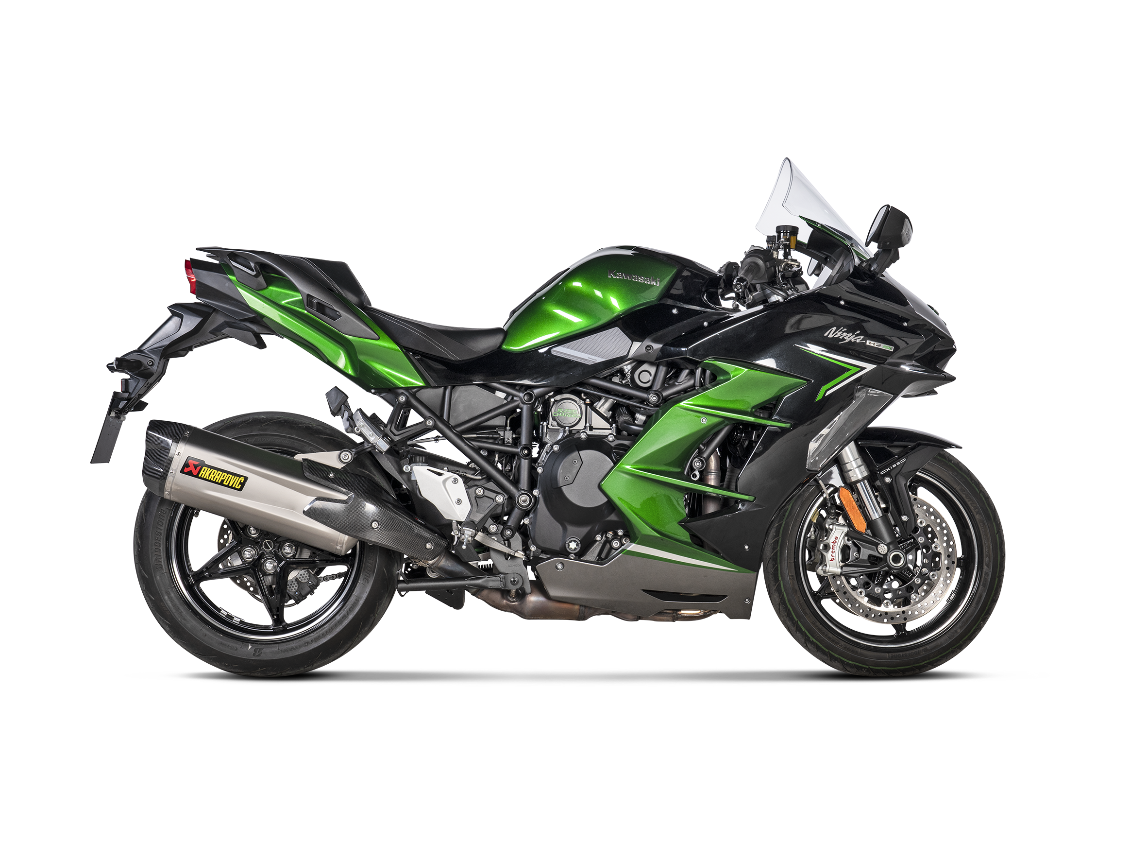 Akrapovic Slip-On Exhaust Kawasaki Ninja H2 SX 2021-2026