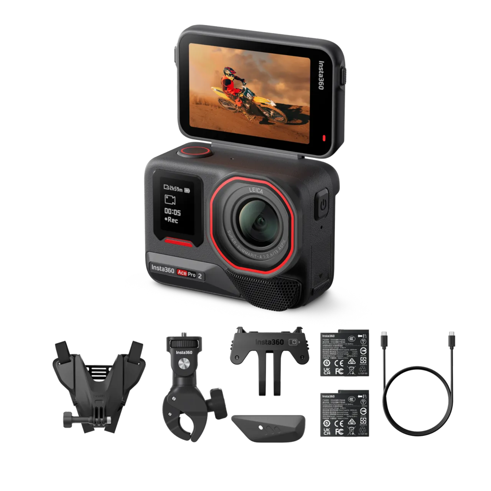 Insta360 Ace Pro 2 Motorcycle Bundle