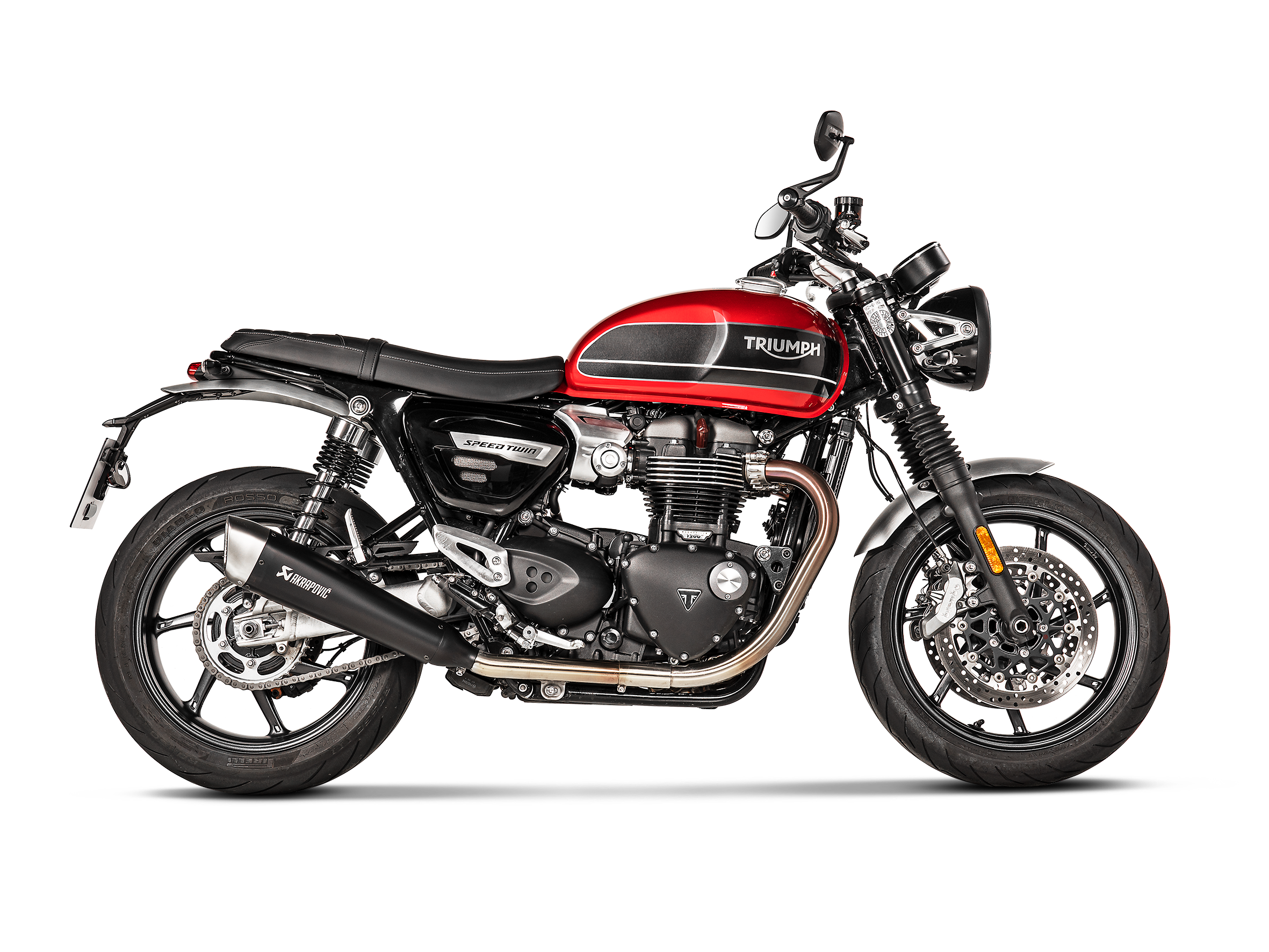 Akrapovic Slip-On Exhaust Triumph Speed Twin / Thruxton 1200 / R