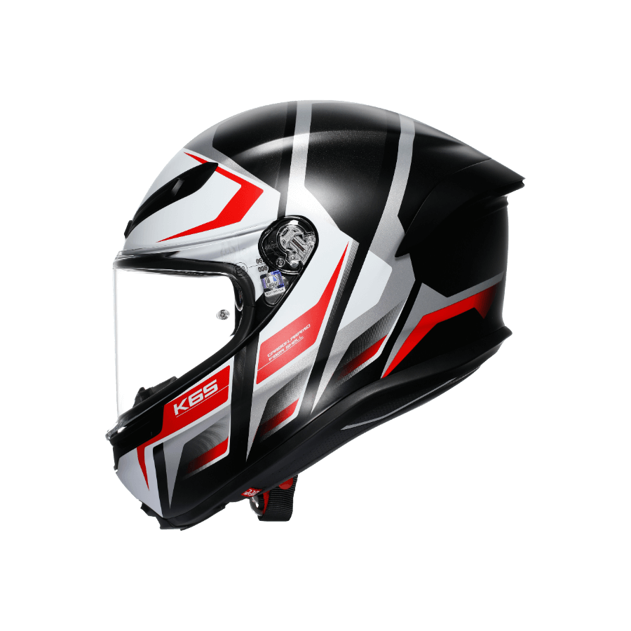agv k6 red visor S Helmet - Slashcut - Black/Gray/Red Wind protector included AGV - K6 S Karve