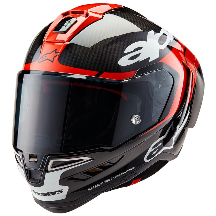 Supertech R10 Element Helmet XS / Black/Carbon Bright Red/White Glossy