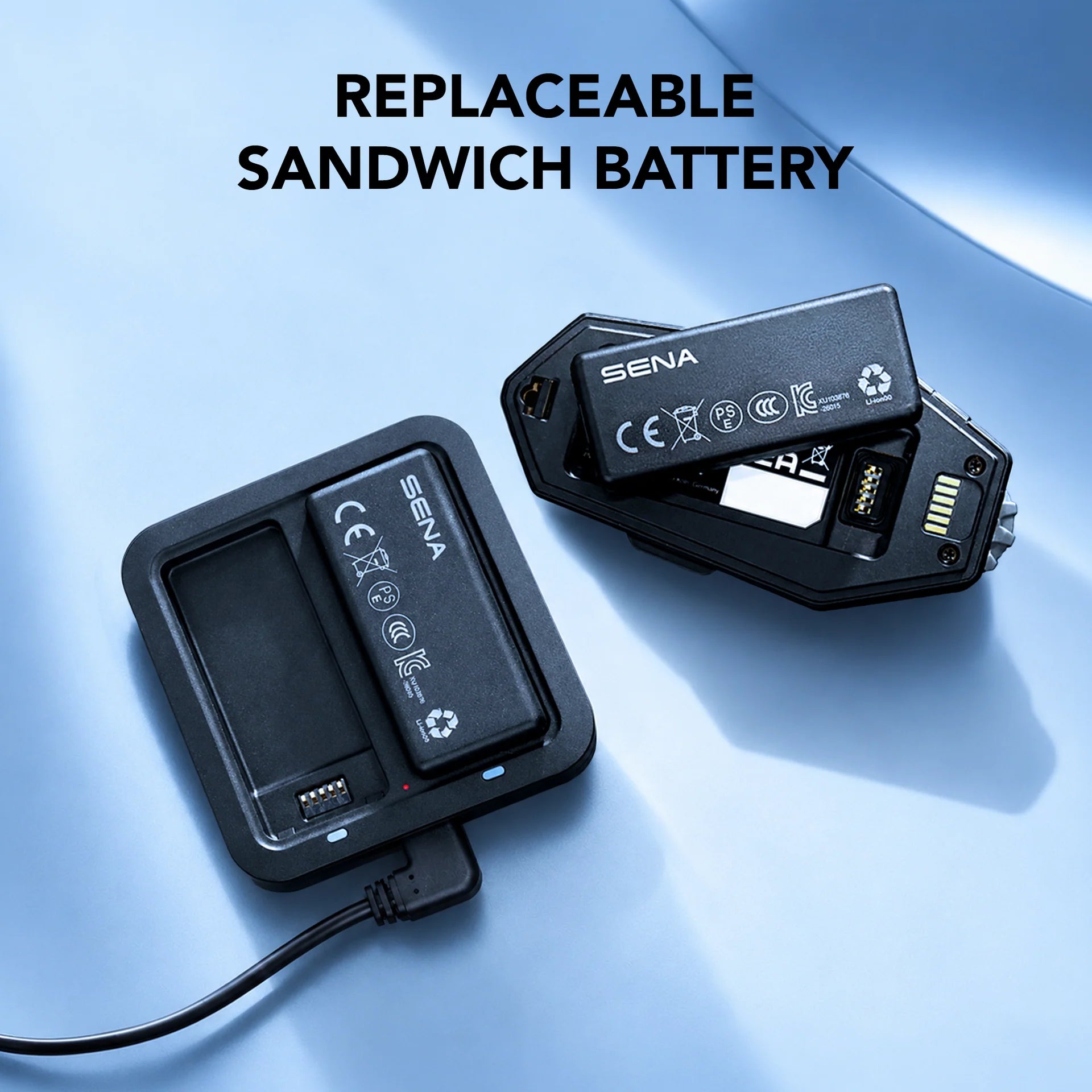 Sena Apex Plus Communcation System ~ Dual Pack