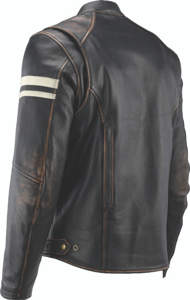 Kuryakyn Leather By River Road Hoodlum Vintage Leather Jacket