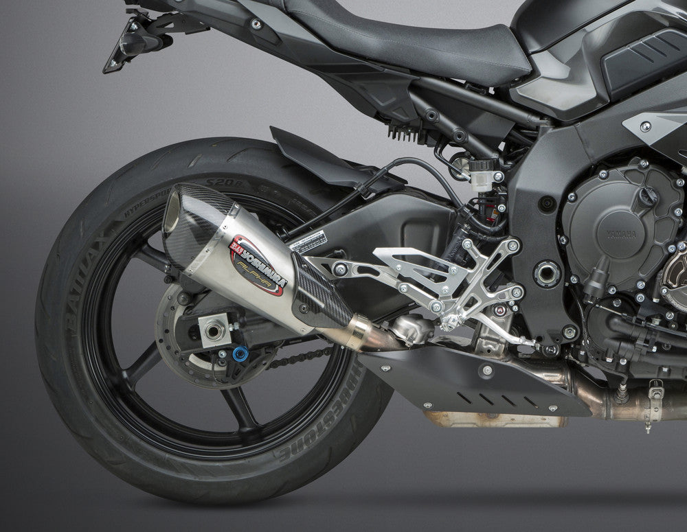 Yoshimura ALPHA-T Works Street Slip-On Exhaust Yamaha FZ-10 / MT-10 2017-2021