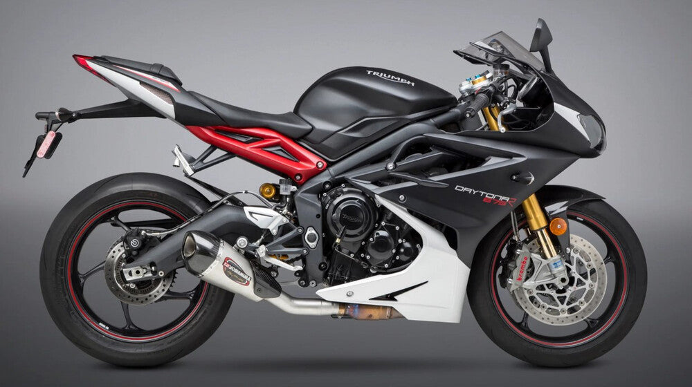 Yoshimura ALPHA-T Works Street Slip-On Exhaust Triumph Daytona 675 / R 2013-2019