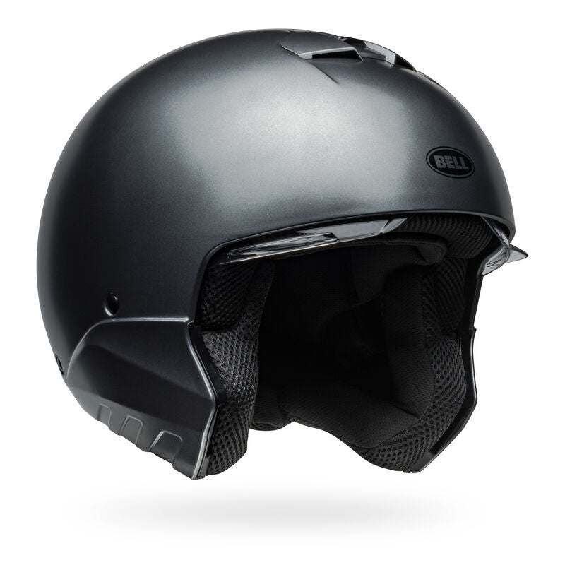 bell broozer motorcycle helmet Bell Broozer Starship Helmet Satin Gray / Large