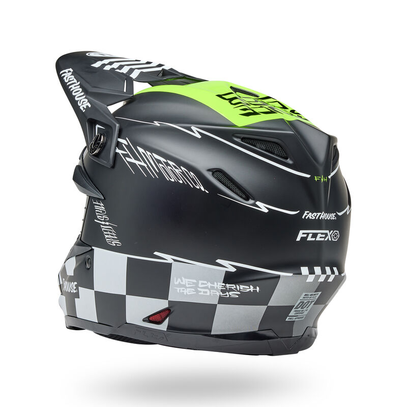 bell carbon fiber dirt bike helmet Bell Moto-9S Flex Fasthouse Smoke Bomb Helmet — Motorcycle Gear