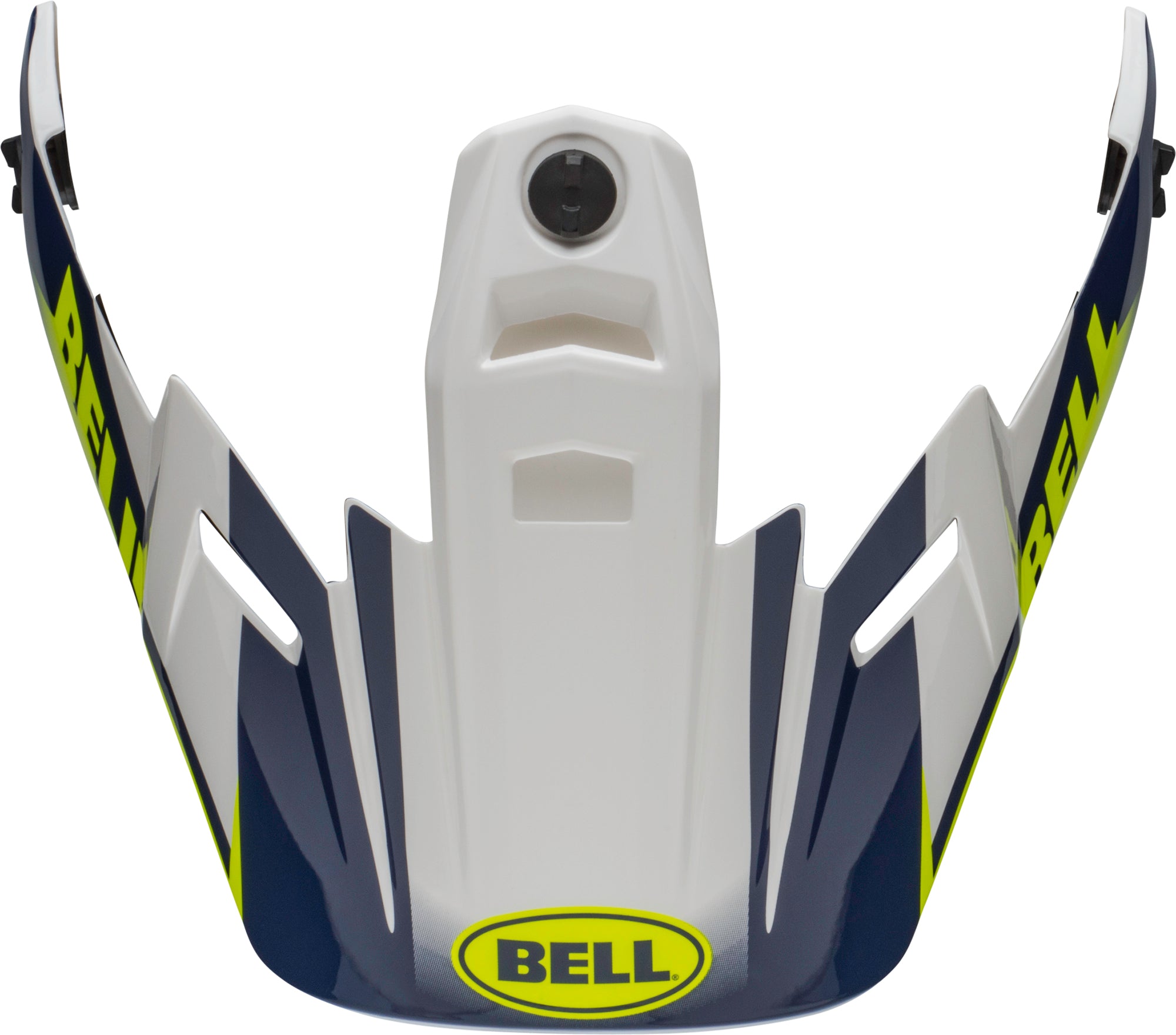 Bell MX-9 Dash Gloss White Blue Hi-Viz Adventure Visor