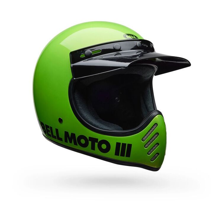 Bell Moto-3 Classic Gloss Green Helmet