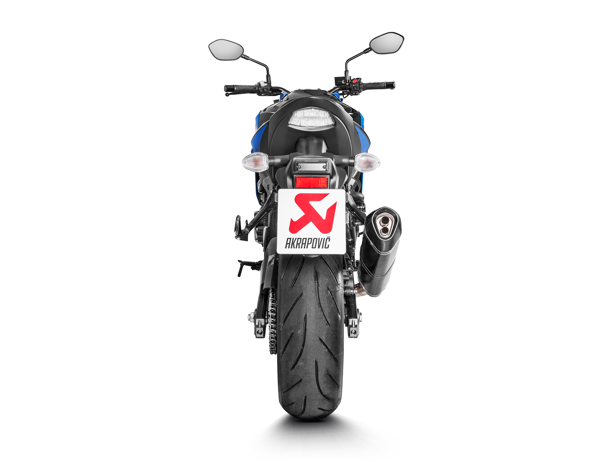 Akrapovic Slip-On Exhaust Suzuki GSXS 750 2017-2022
