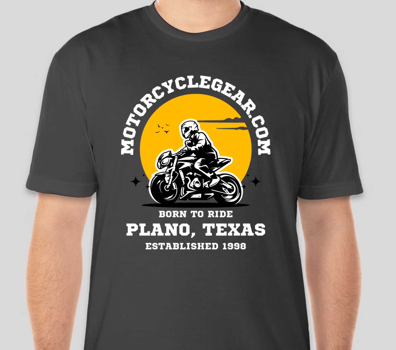 MotorcycleGear.com Born To Ride T Shirt