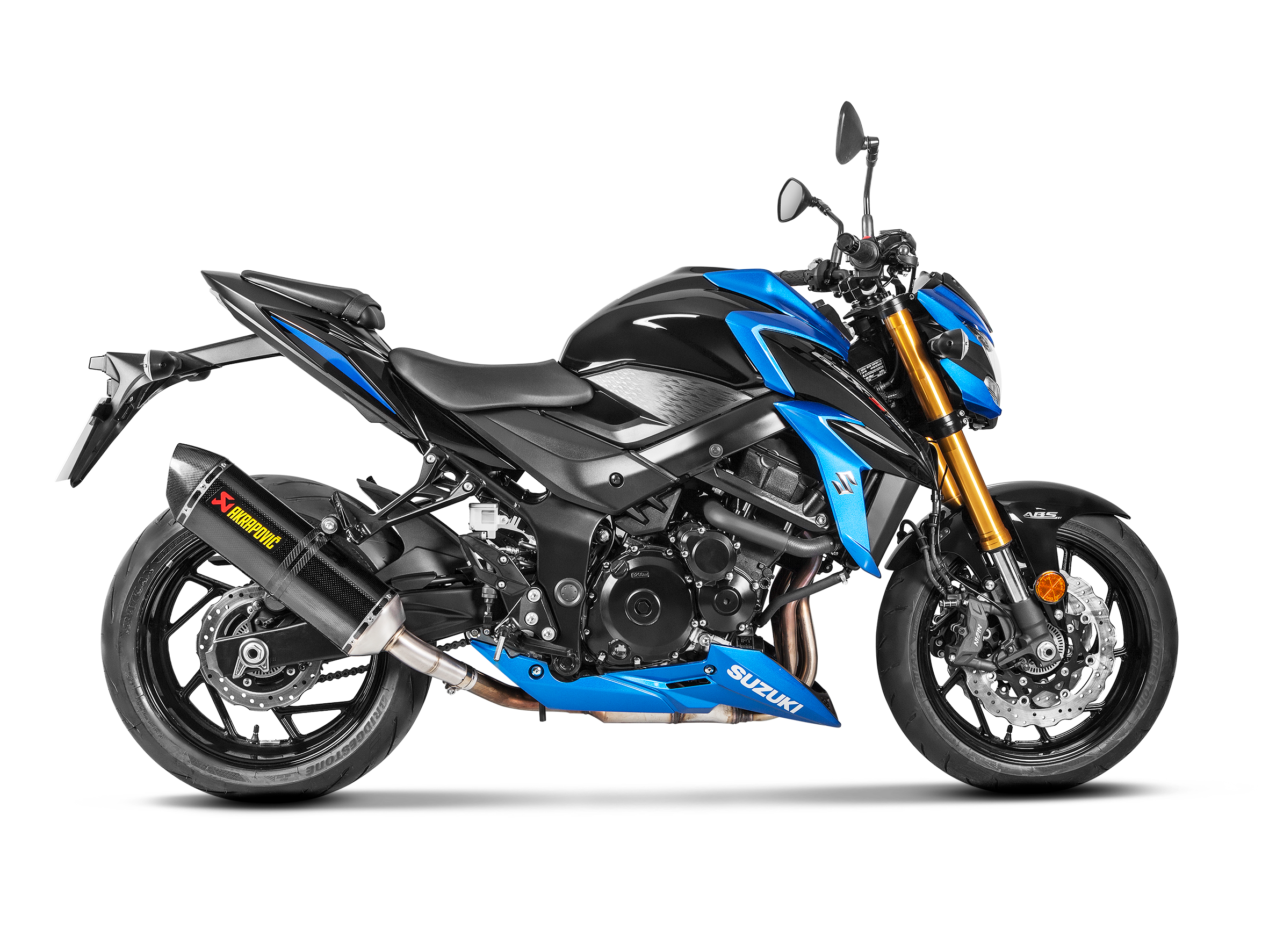 Akrapovic Slip-On Exhaust Suzuki GSXS 750 2017-2022