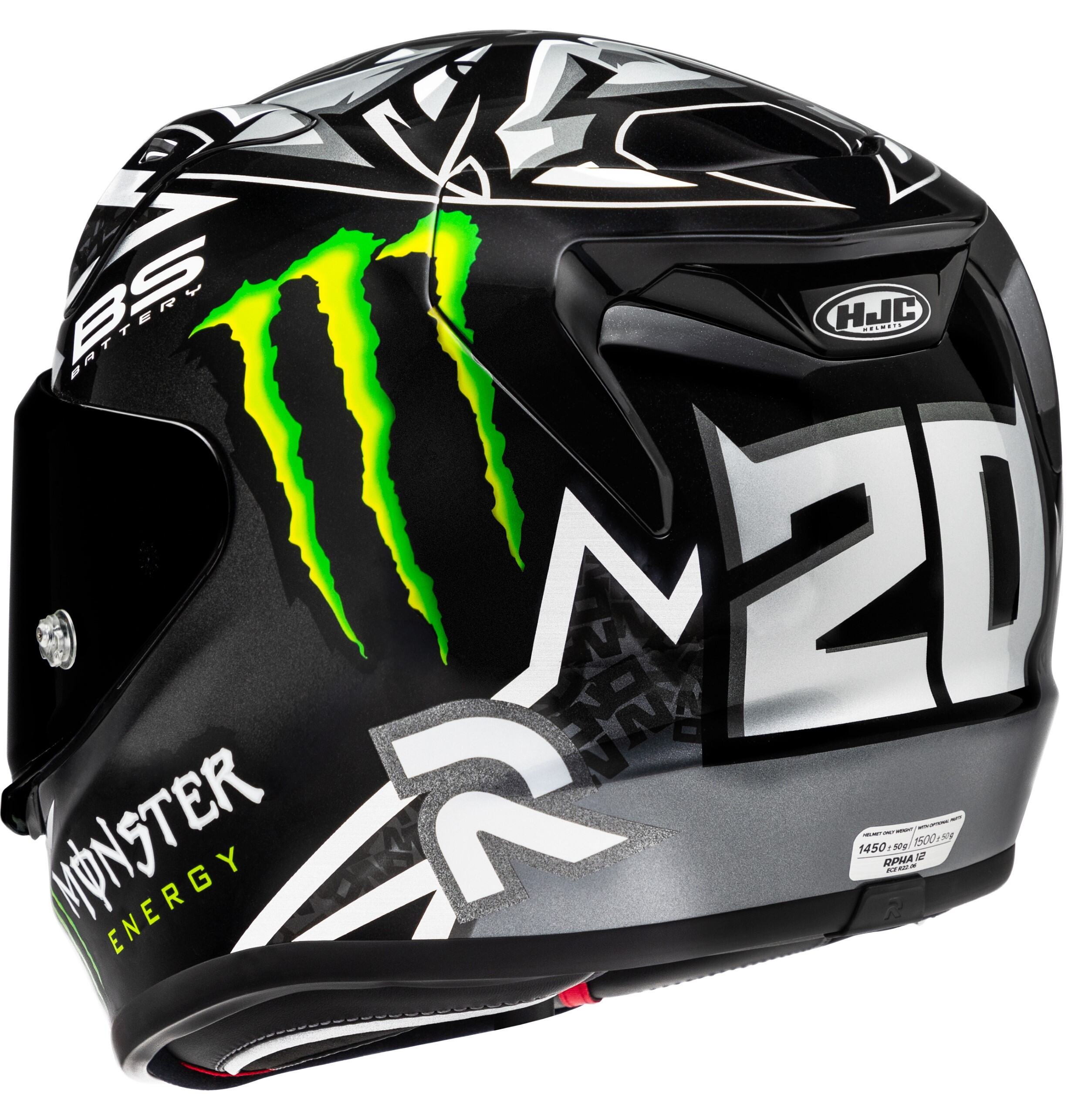 HJC RPHA 12N Quartararo Black Replica Helmet