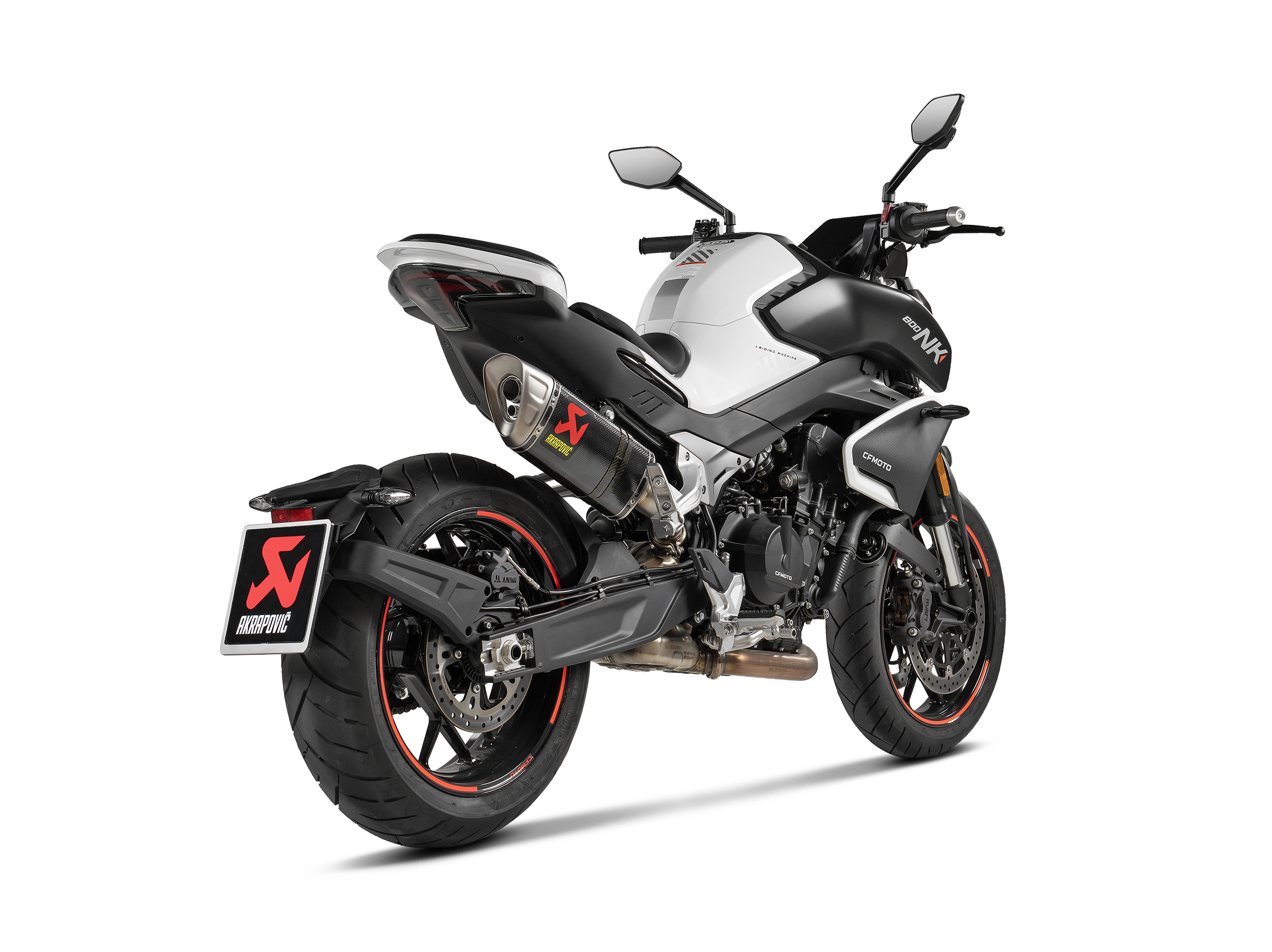 Akrapovic Slip-On Exhaust CFMOTO 800NK 2024-2026