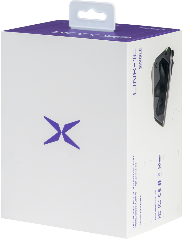 Scorpion Exocom Link-1C Bluetooth Comm - Single Kit