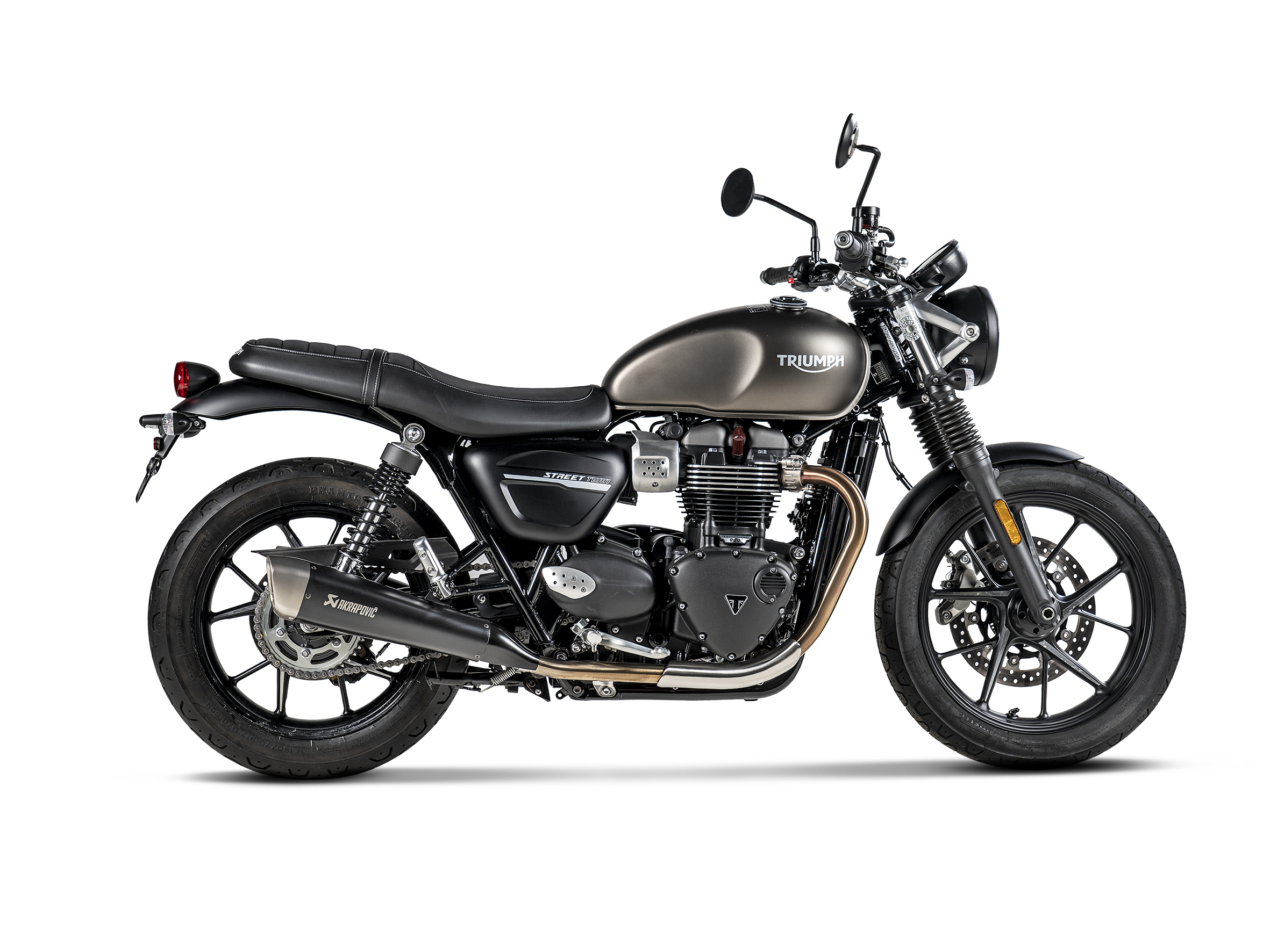 Akrapovic Slip-On Exhaust Triumph Street Twin 2016-2020