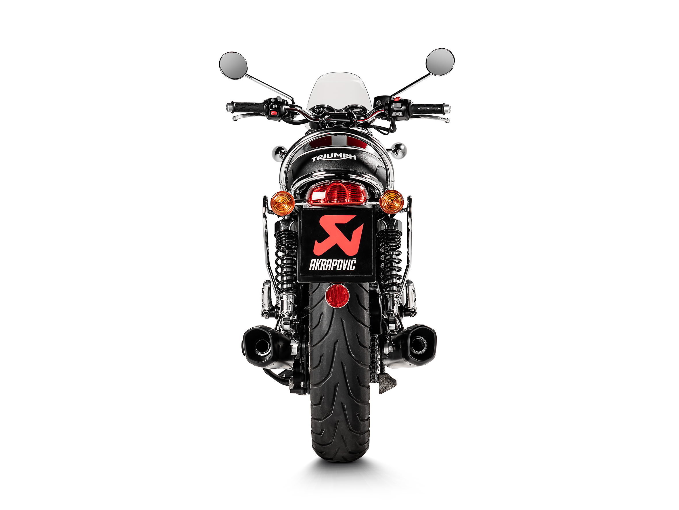 Akrapovic Slip-On Exhaust Triumph Bonneville T100 / T120