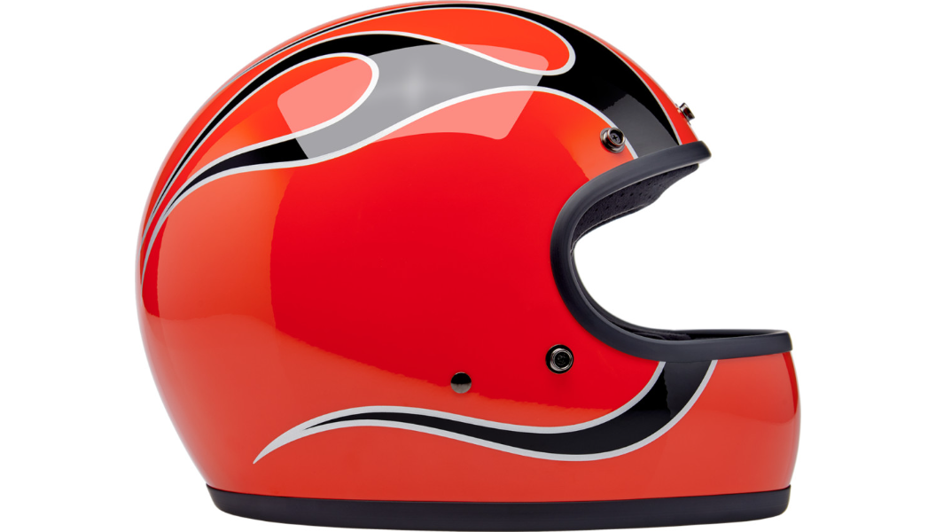 Biltwell Gringo Flames Helmet