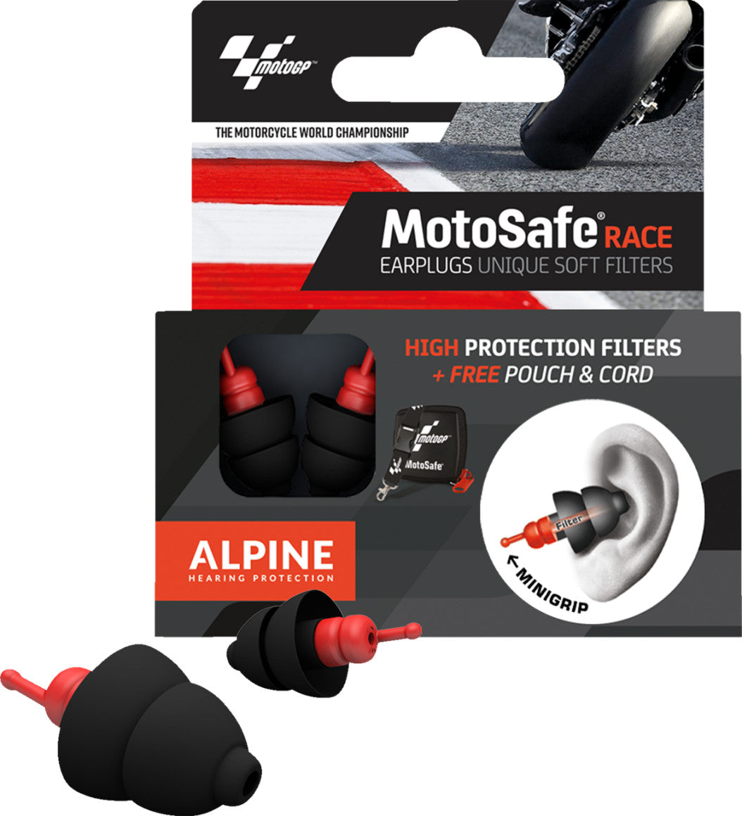 Alpine Hearing Protection MotoGP MotoSafe Race Earplugs