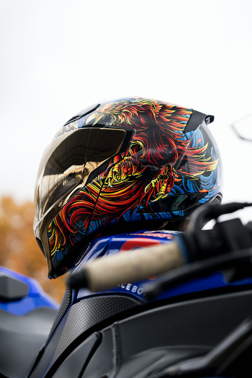 Icon Threshold Burn Birdie Burn Modular Helmet