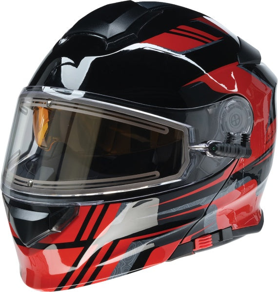 full cut snowboard helmet Z1R Solaris 2.0 First Tracks Helmet - Black/Red