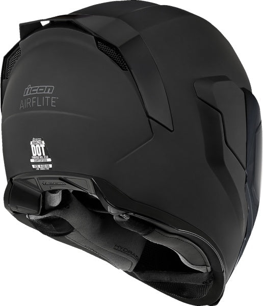 Icon Airflite Dark Motorcycle Helmet - Matt Black / 57-58cm Icon Airflite Dark Motorcycle Helmet - Matt Black / 57-58cm