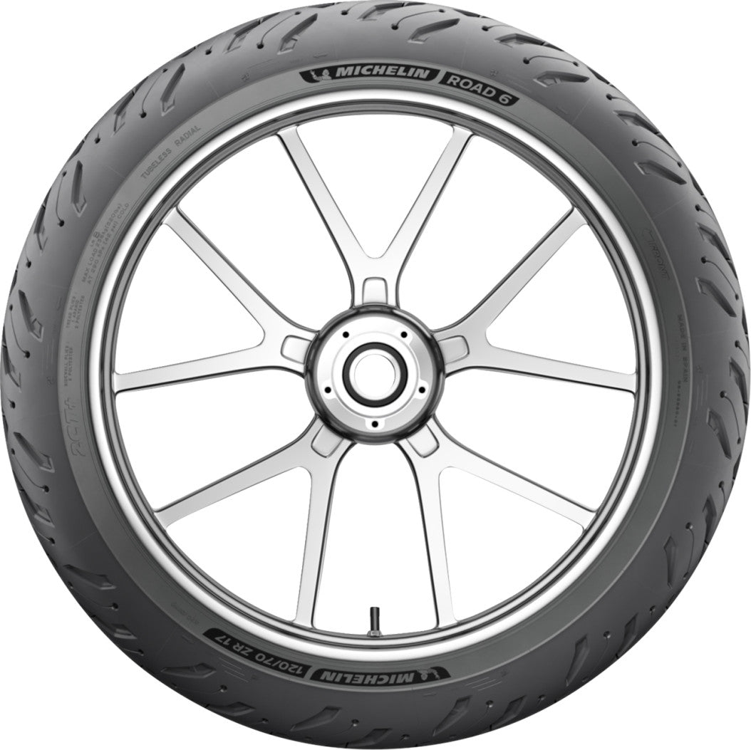Michelin Tire - Road 6 - Front - 120/70ZR17 - (58W)