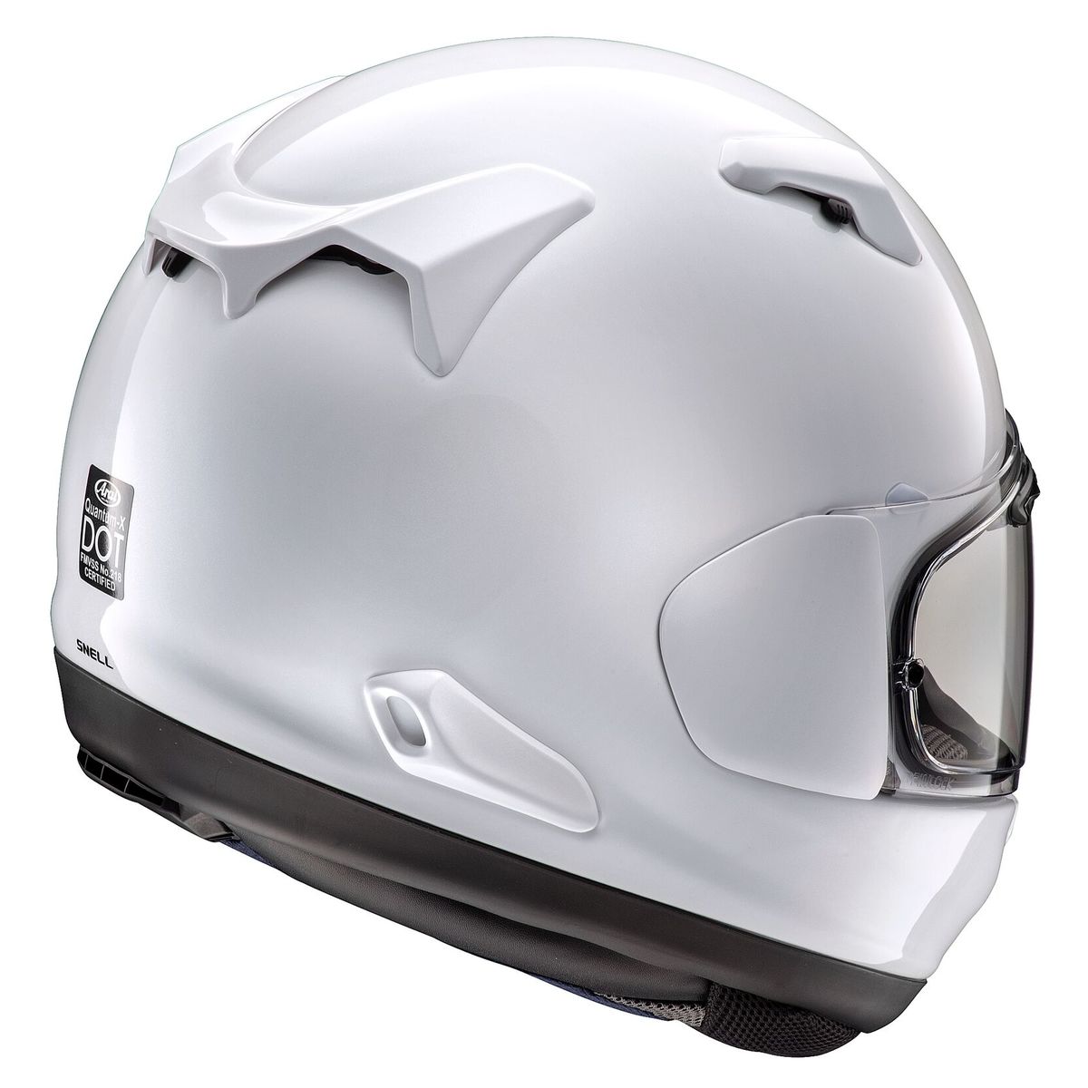 aral white motorcycle helmet Arai Quantum-X Solid Helmet White / 2XL