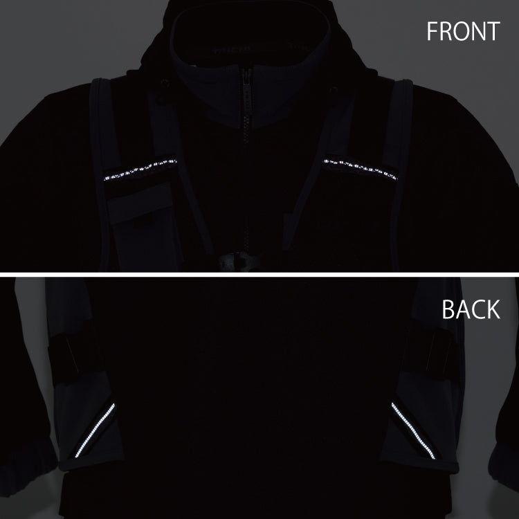 RS Taichi Overlap Mesh Parka Jacket RSJ347