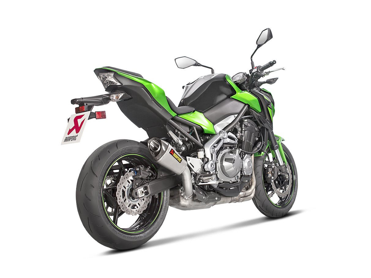 Akrapovic Slip-On Exhaust Kawasaki Z900 2017-2024