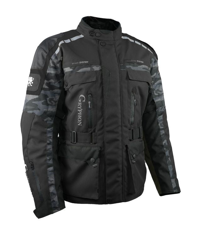 ozark gear Gryphon Ozark Jacket Black/Camo / Medium