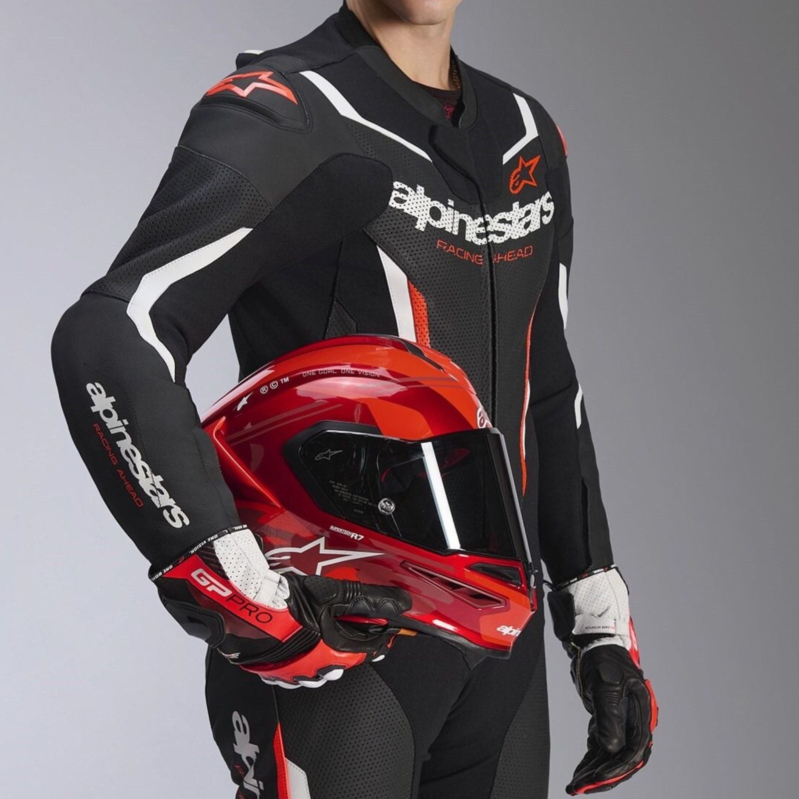 alpinestars motorcycle gear Alpinestars GP Force V2 Leather Suit — Motorcycle Gear