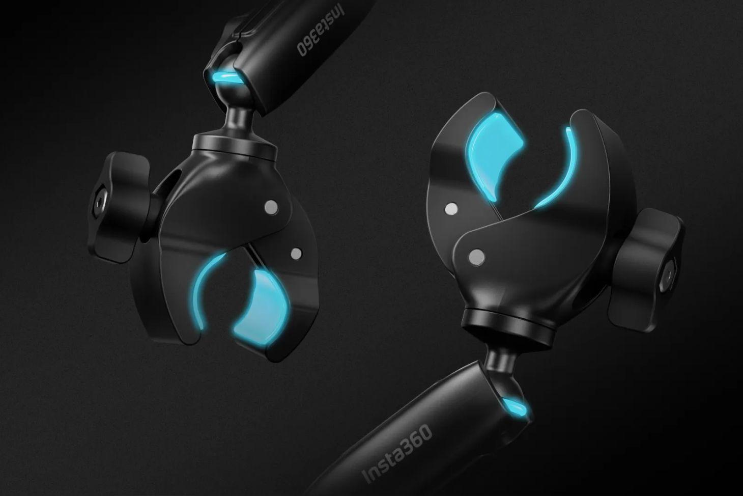 Insta360 Motorcycle Selfie Stick Clamp Support