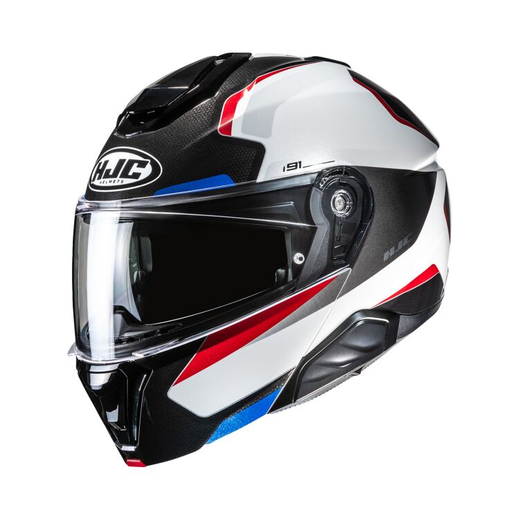 HJC I91 Felio Flip Front Helmet (White|Blue|Red)