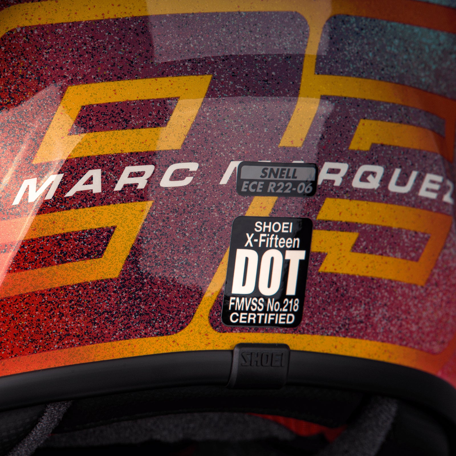 Shoei X-15 Marquez Holi Helmet