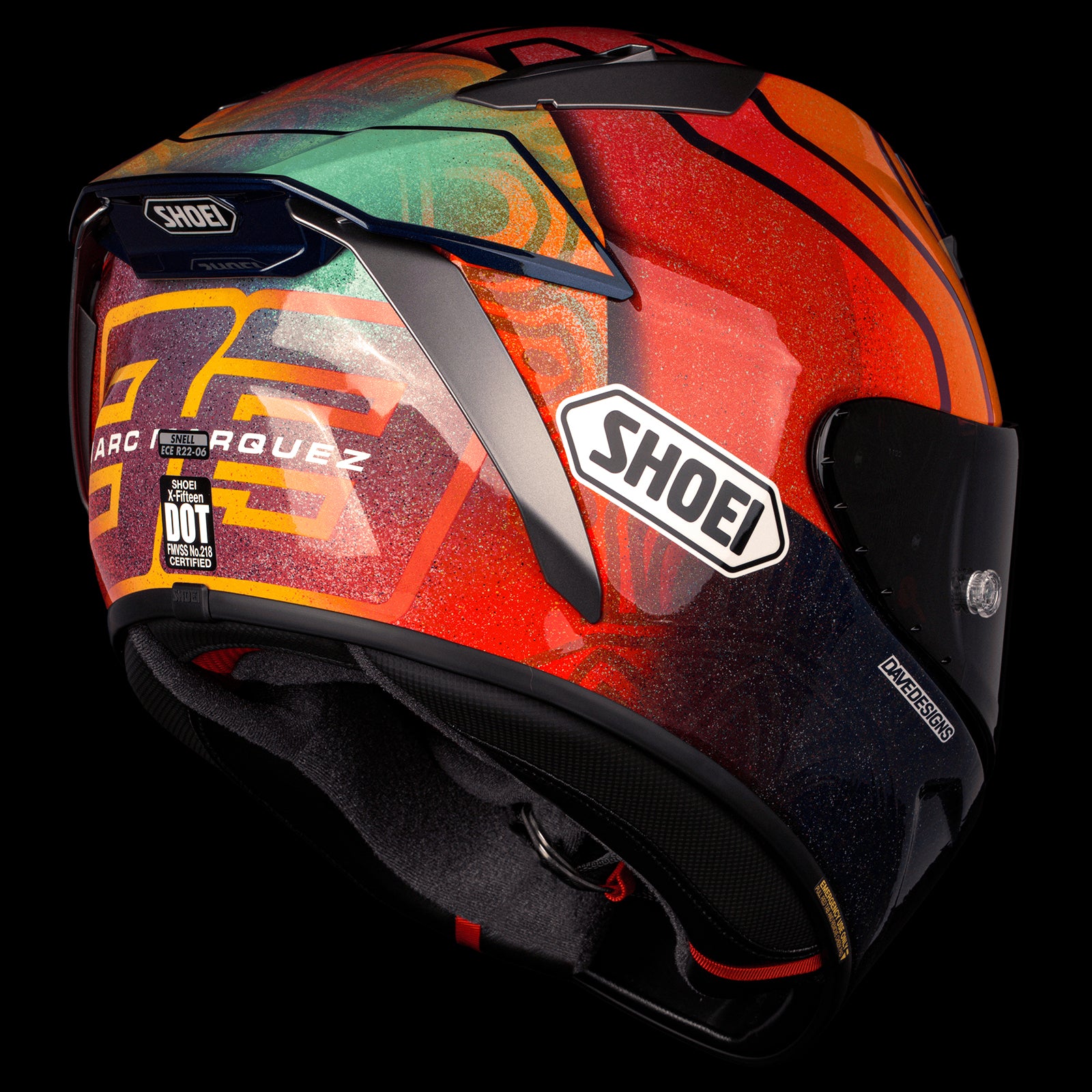 Shoei X-15 Marquez Holi Helmet