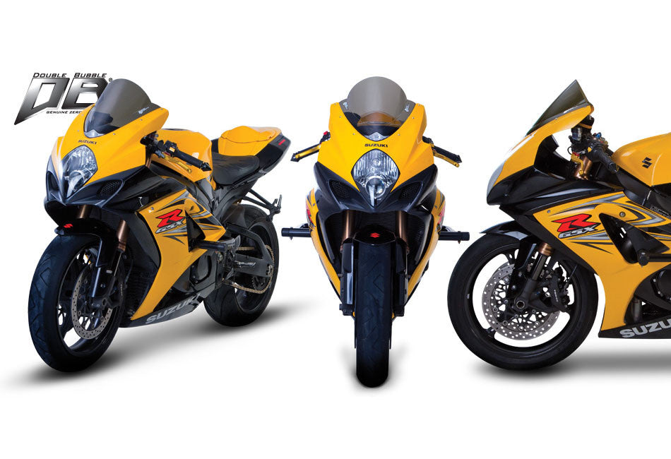 Zero Gravity Double Bubble Windscreen Suzuki GSXR 1000 2007-2008