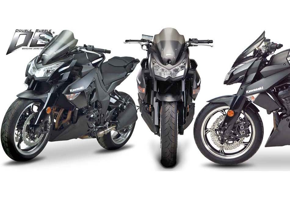 Zero Gravity Double Bubble Windscreen Kawasaki Z1000 2010-2013