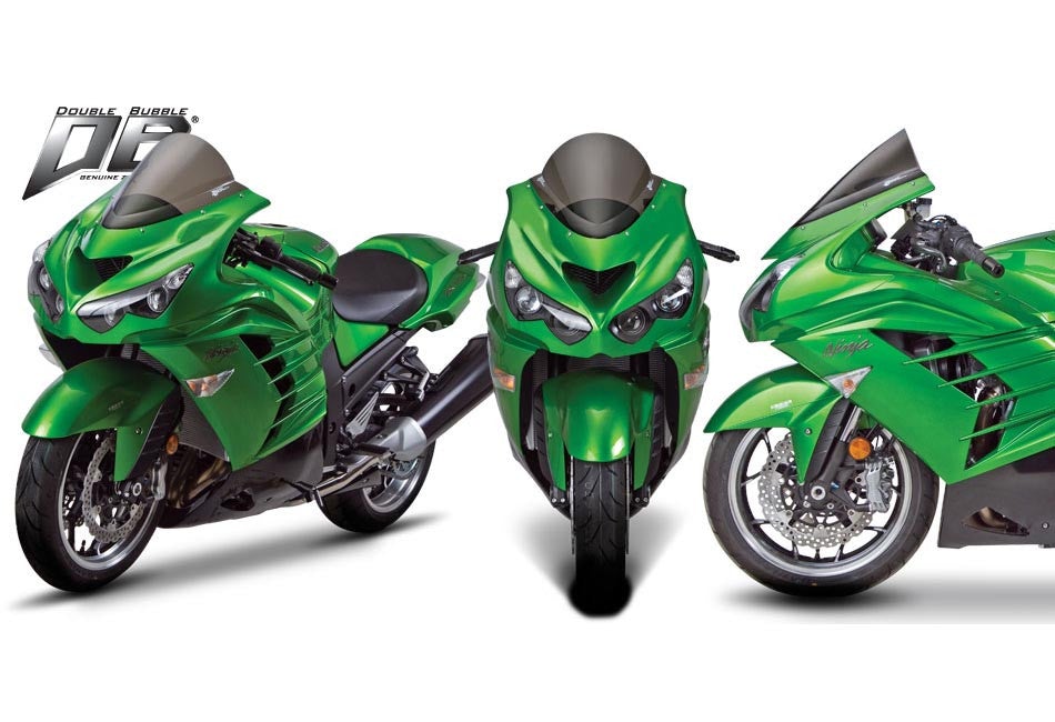 Zero Gravity Double Bubble Windscreen Kawasaki ZX14R 2006-2025
