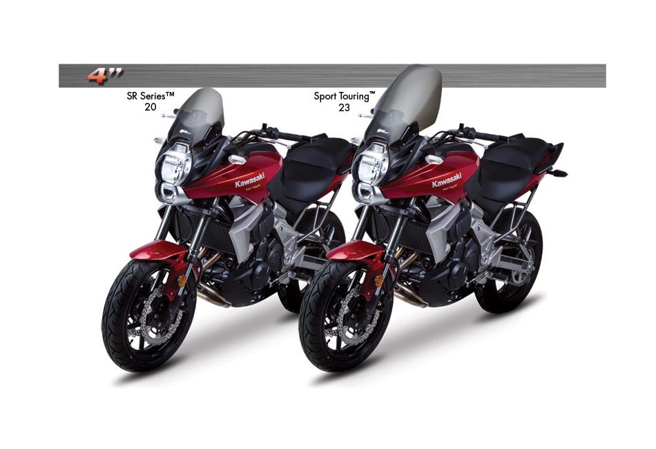 Zero Gravity Sport Touring Windscreen Kawasaki Versys 650 2010-2014