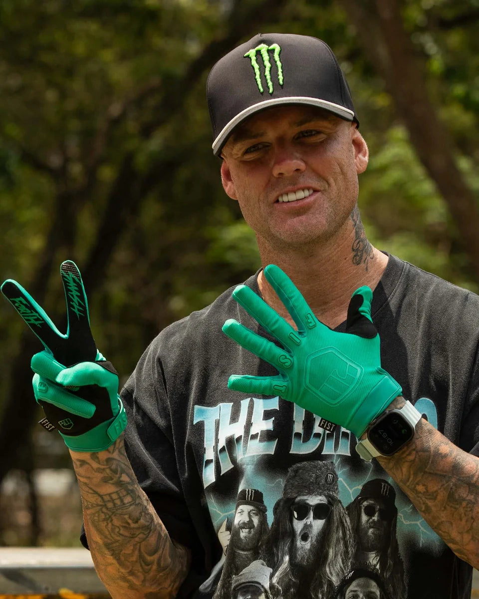 Fist Handwear Strapped Stocker Jade Gloves