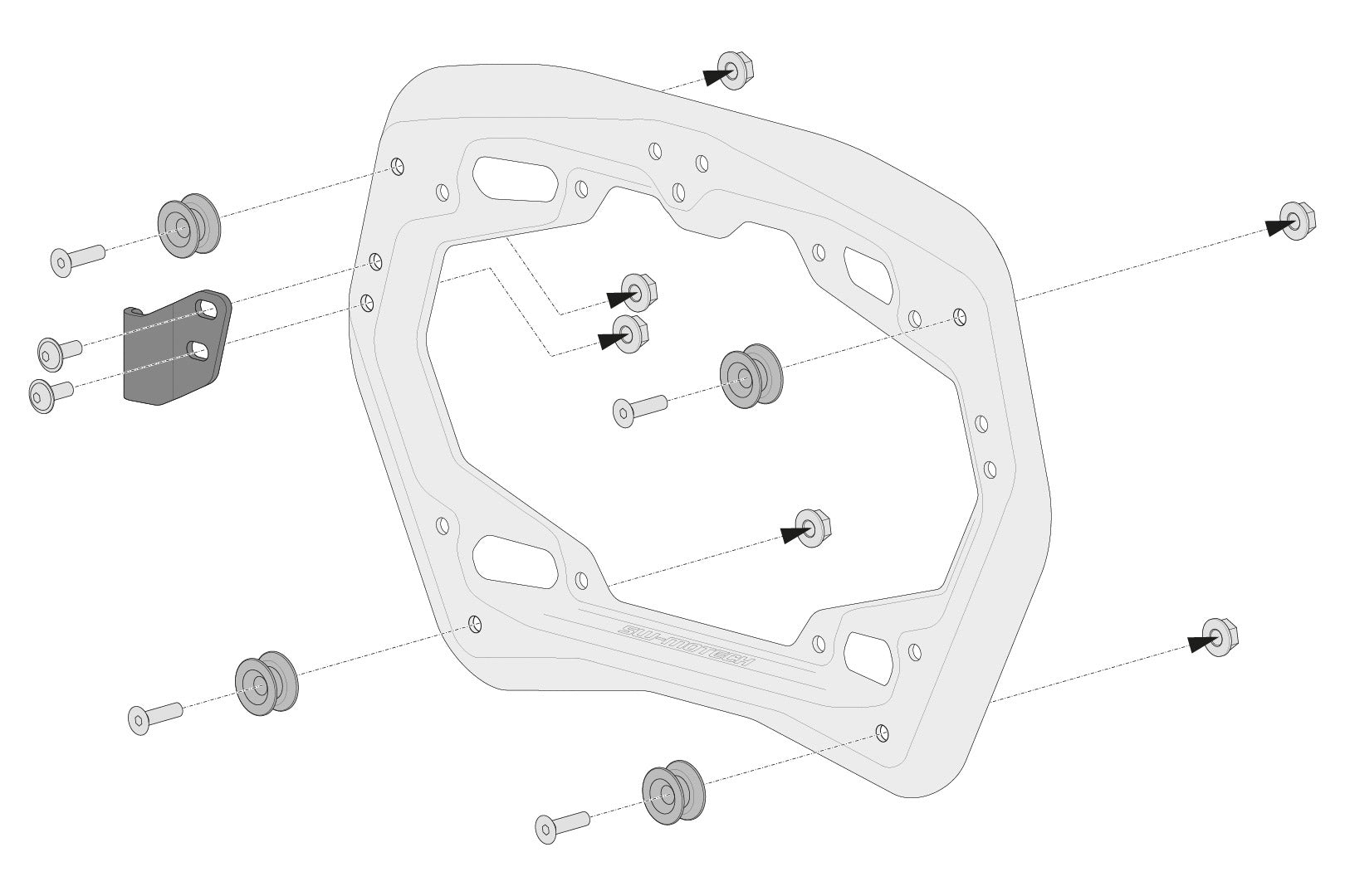 SW-Motech TRAX ADV Aluminum Case System - BMW S 1000 XR '19-'24