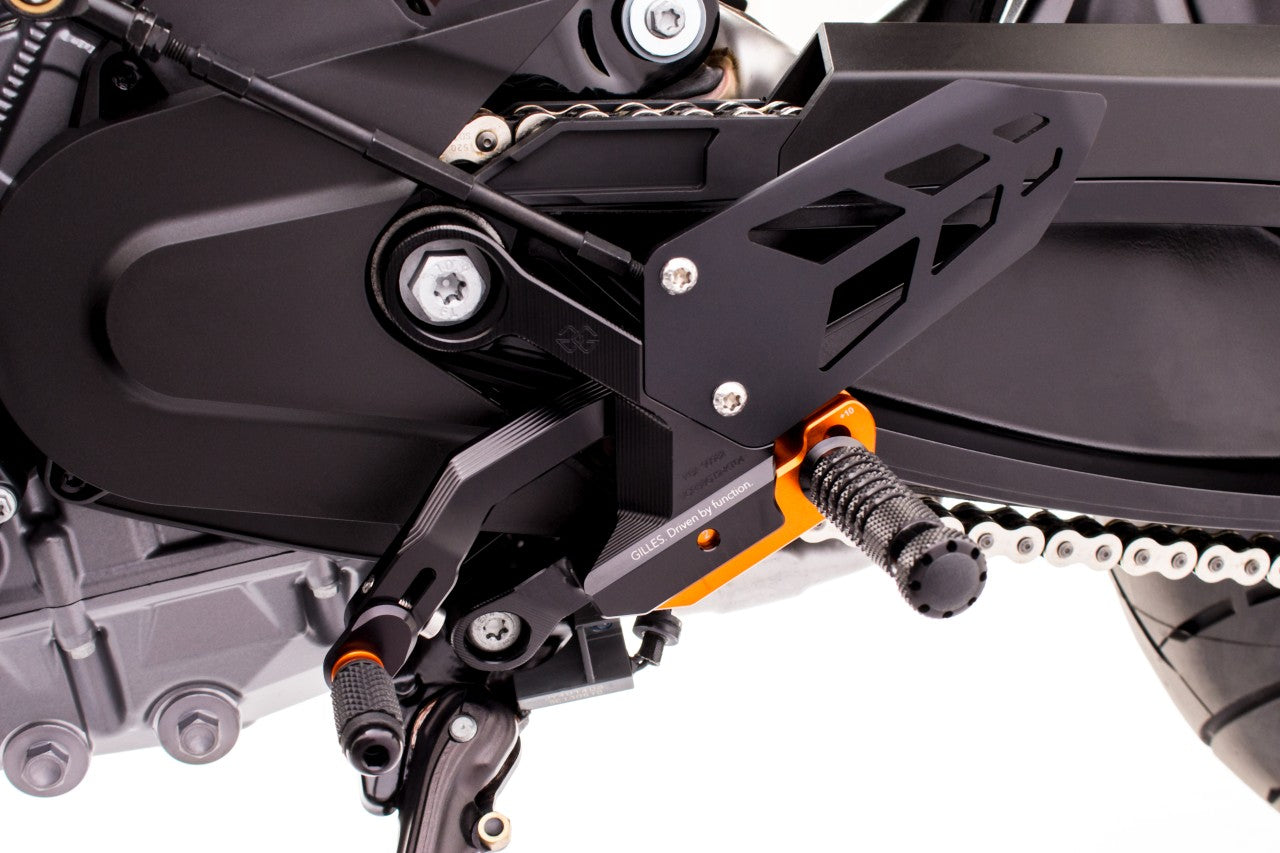 Gilles Tooling VCR38GT2 Rearsets KTM 790 Duke / 890 Duke R