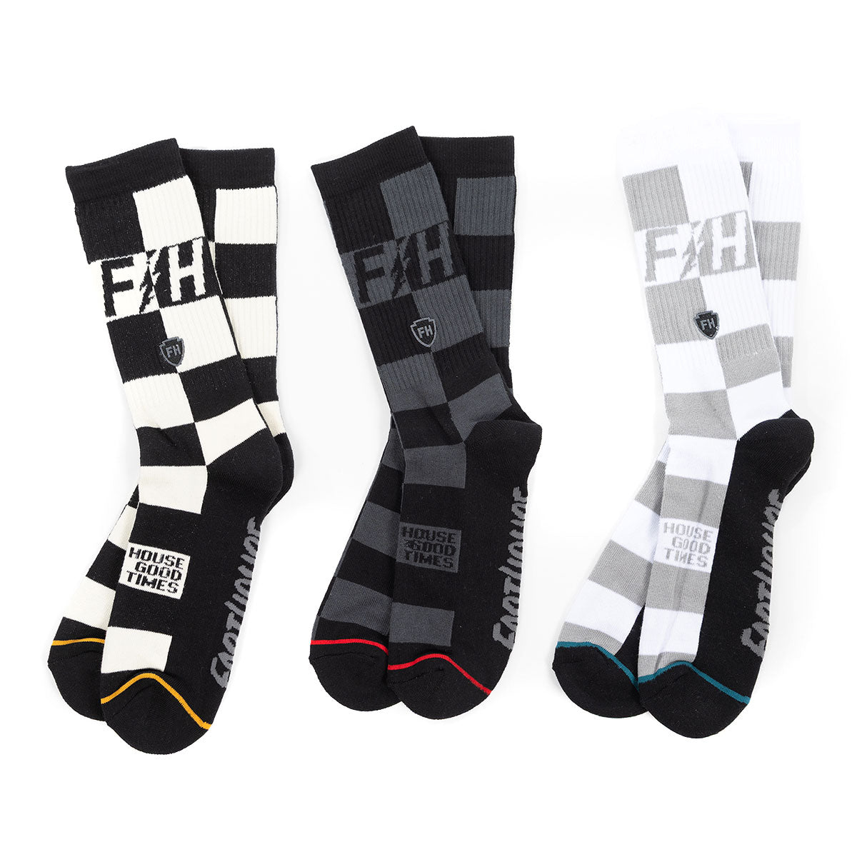 Fasthouse Lineup 3-Pack Socks